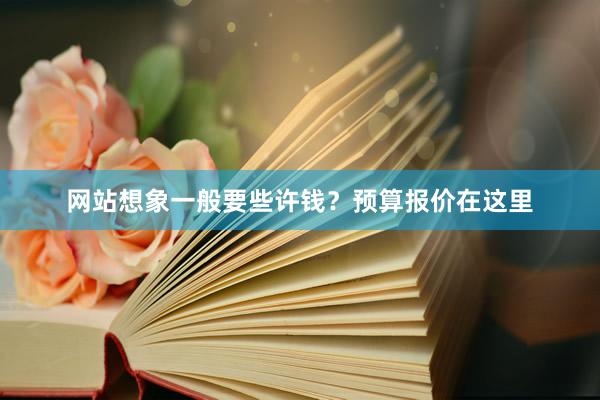 网站想象一般要些许钱？预算报价在这里